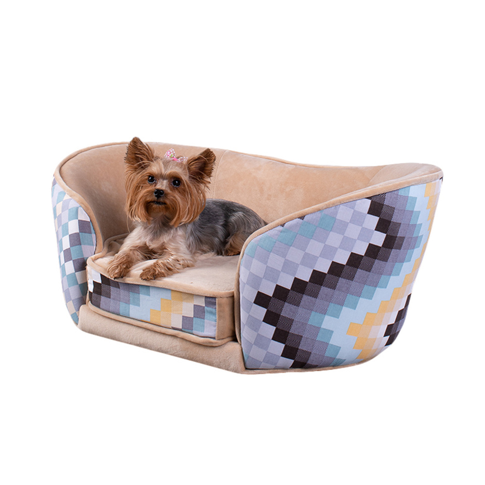 ПР0058436 Диван для животных Teddy 76х50х38 бежевый WILLOW&BERRY 