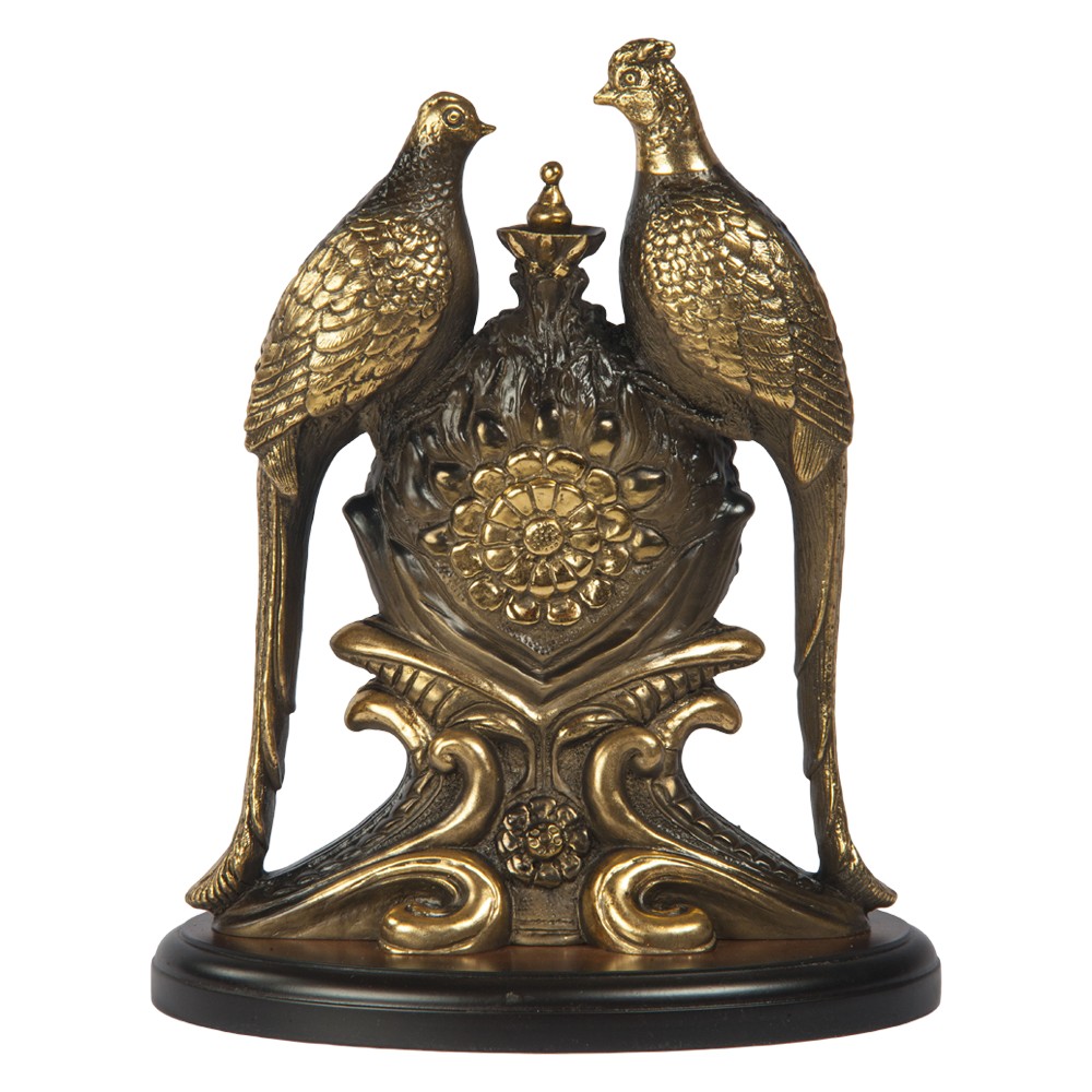 43007 Часы настольные Павлины Бронза BOGACHO 4627138242339 - Вид №6