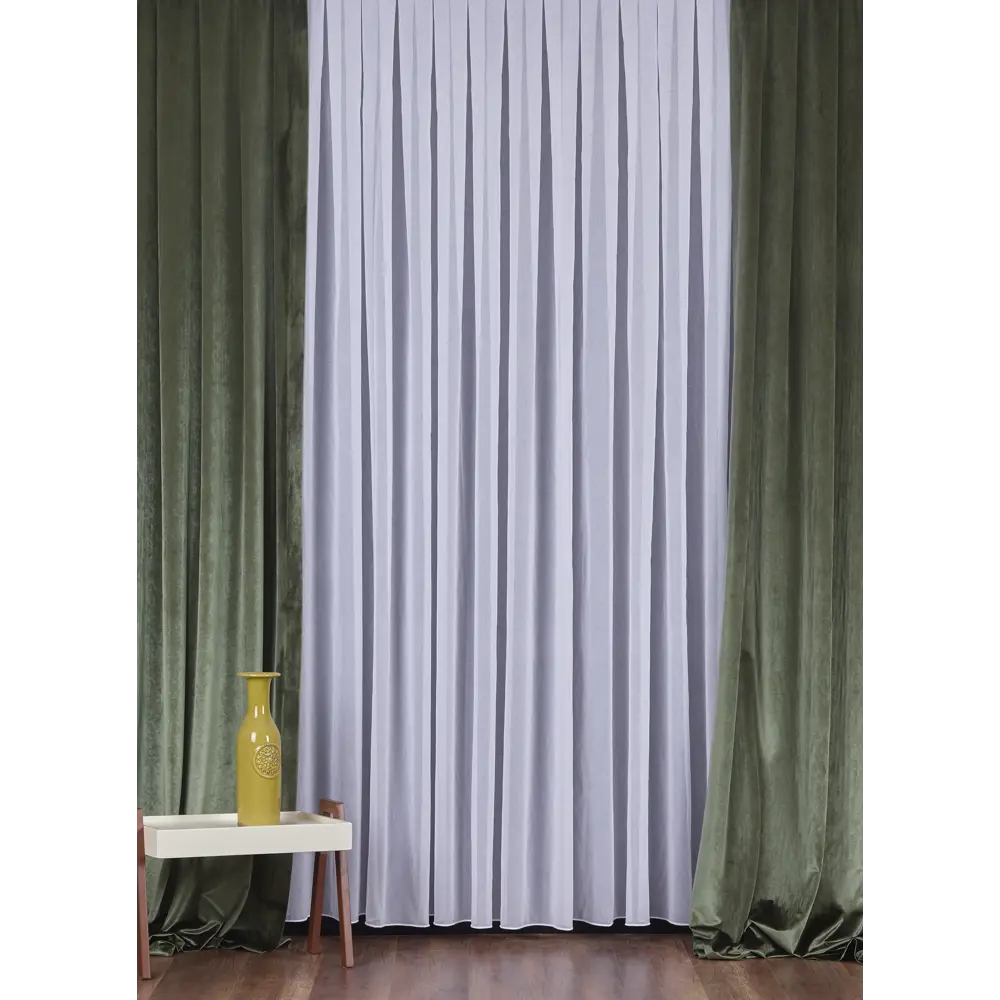 Тюль «Батист» 1 п/м 280 см цвет белый ELIT HOME STLM-2089991 - Вид №1