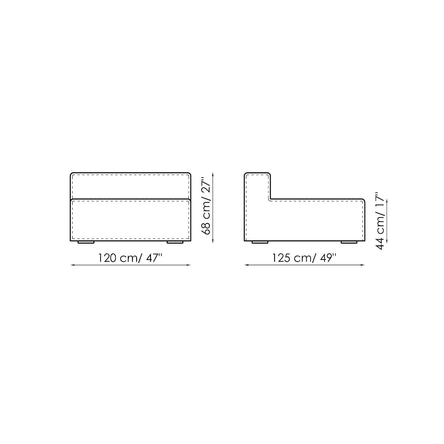 Модульный тканевый диван BONALDO арахис ARCH-00098902 - Вид №64