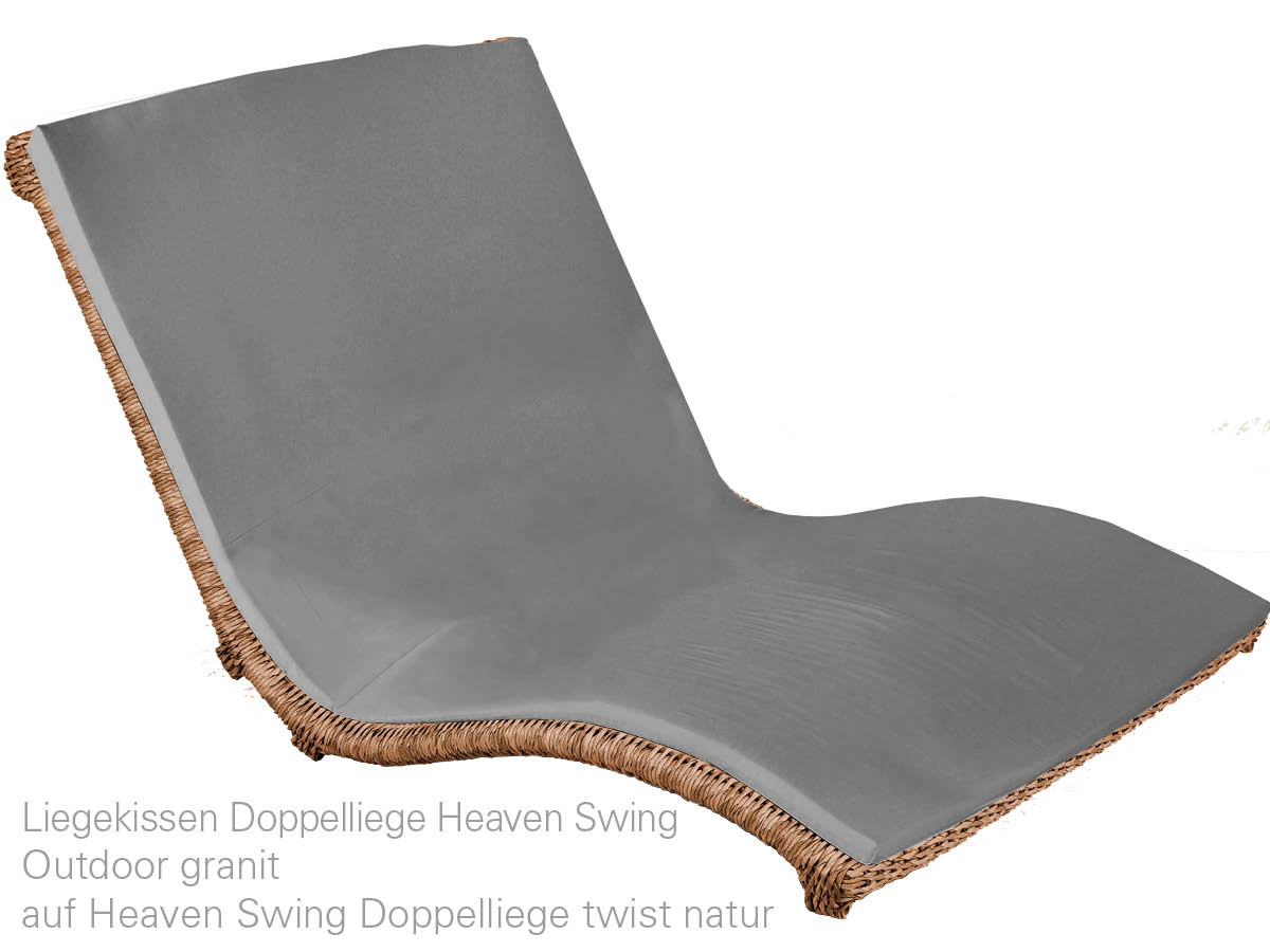 10.00.1442 Подушки для шезлонгов двойной шезлонг Heaven Swing Outdoor гранит Mbm  - Вид №2