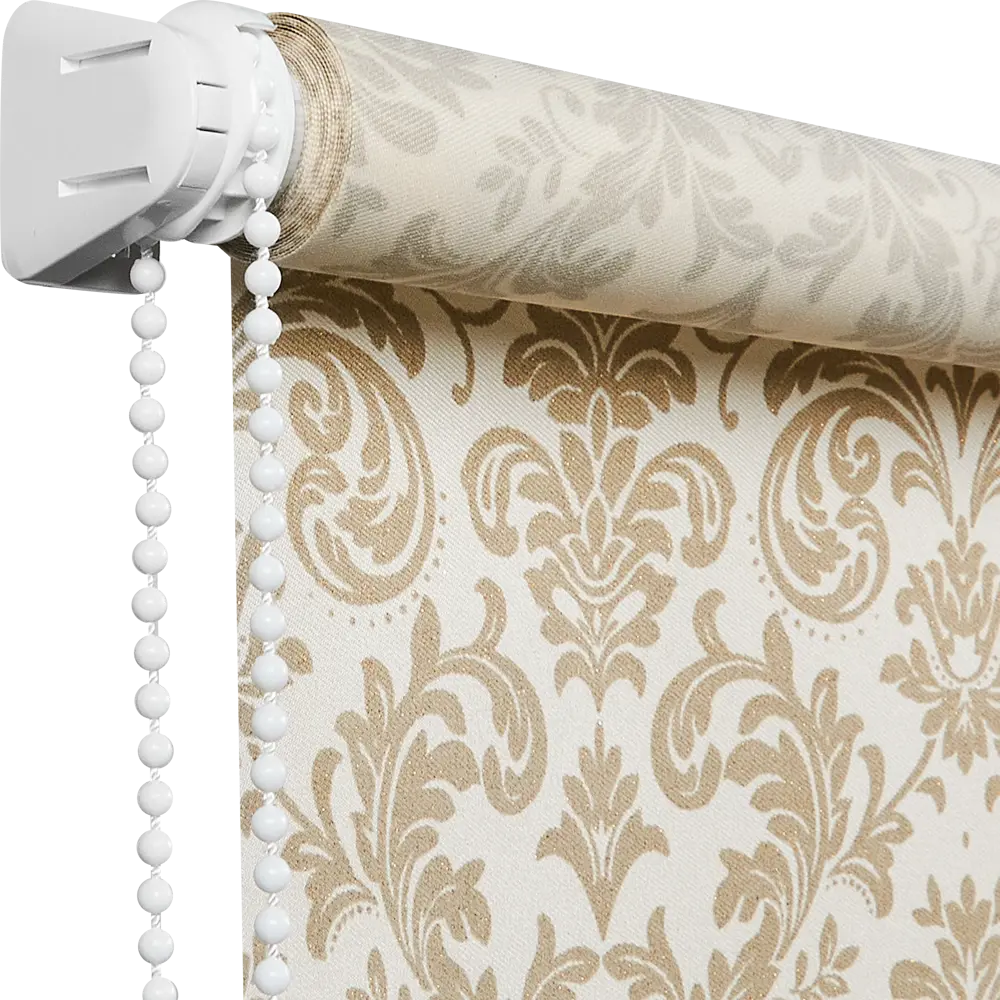 Штора рулонная Legrand Дамаск 80x175 см экрю 86542177 STLM-2151593 DOMLEGRAND - Вид №1