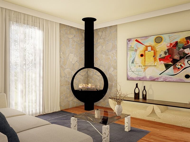 Отдельно стоящий камин на биоэтаноле bioKamino GIOTTO ARCH-00121290