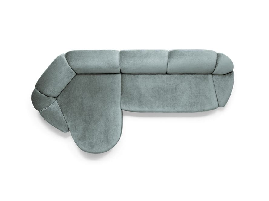 Тканевый диван с полуостровом Max Divani PANUMA ARCH-00112424 - Вид №2