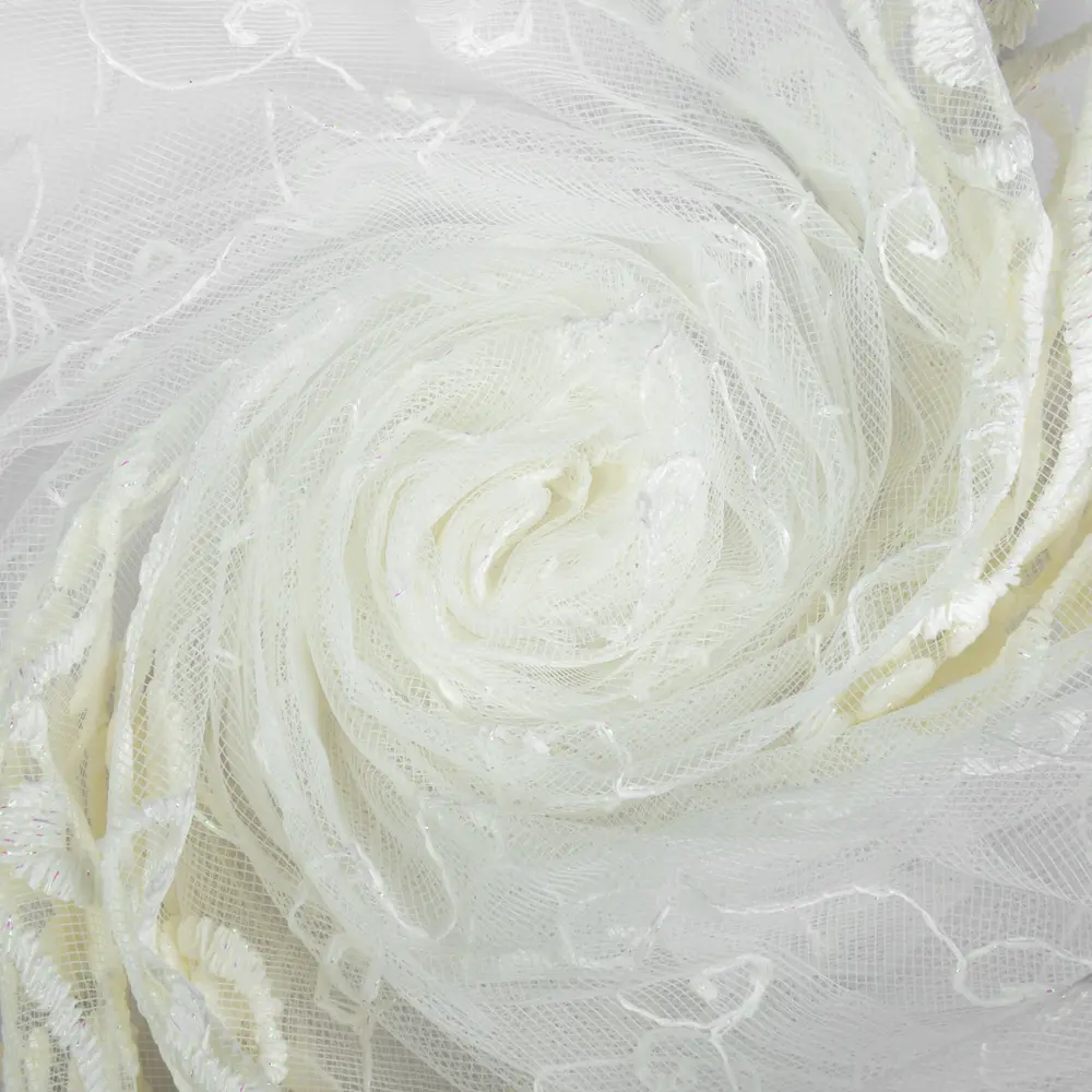 Тюль «Узоры» вышивка 285 см цвет шампань TEX REPUBLIC STLM-2190792