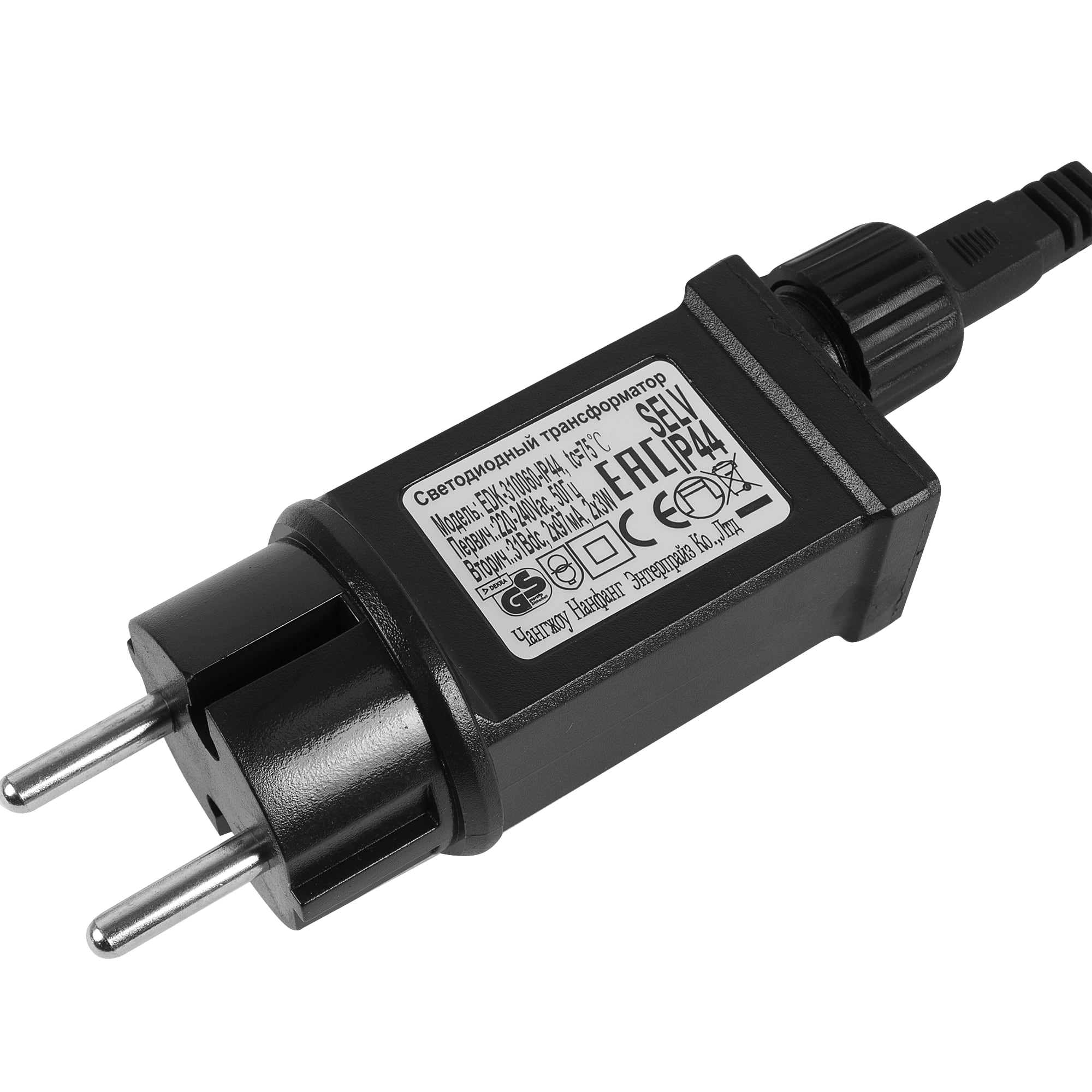 14041006 Электрогирлянда наружная «Бахрома» 5.9 м 300 LED белый холодный Santreyd  - Вид №4