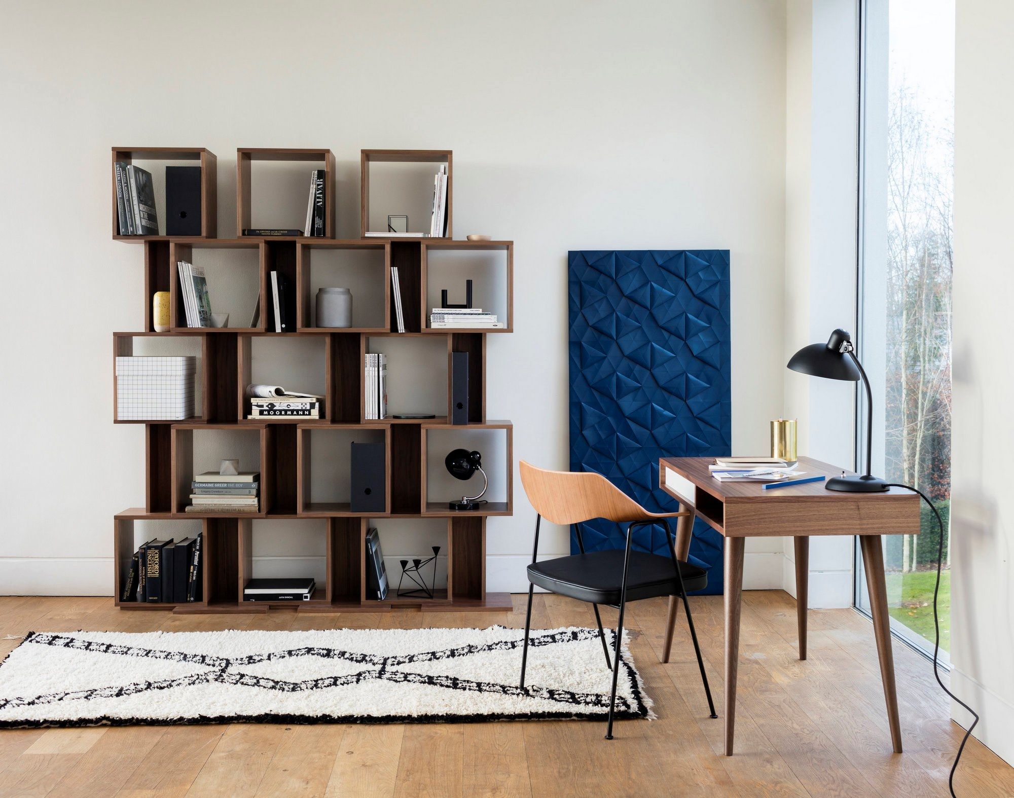 Стул с подлокотниками из кожи и шпона Case 675 ARCH-00046033 - Вид №33