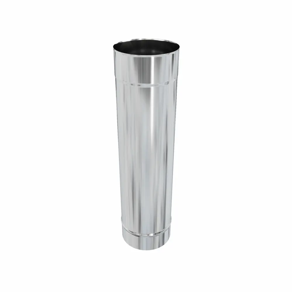 Труба для дымохода Коракс D115 0.5 м нержавеющая сталь 0.5 мм STLM-2012976