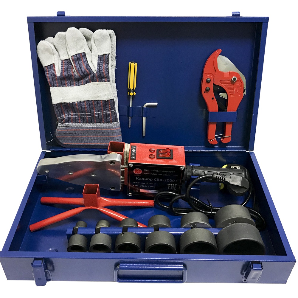 51974 Калибр Сварочный аппарат для пластиковых труб СВА-2000Т  - Вид №1