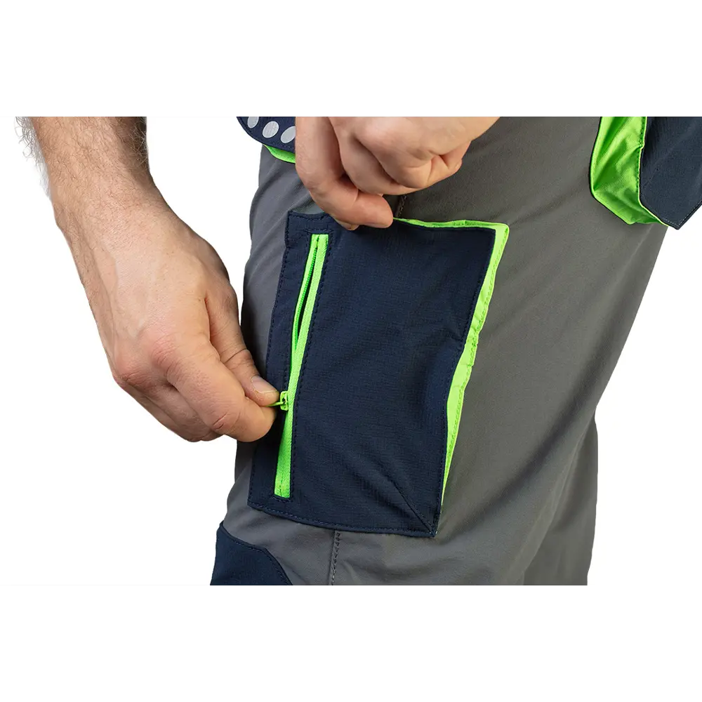 Брюки рабочие Neo Tools Premium серые/темно-синие/зеленые размер XXL рост 187-190 STLM-2074739 - Вид №5