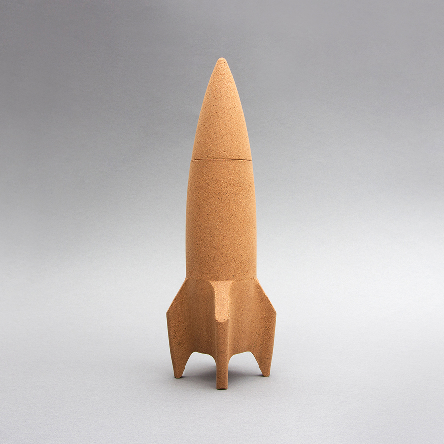 SK CORKROCKET1 Органайзер настольный rocket, пробковый Suck UK  - Вид №8