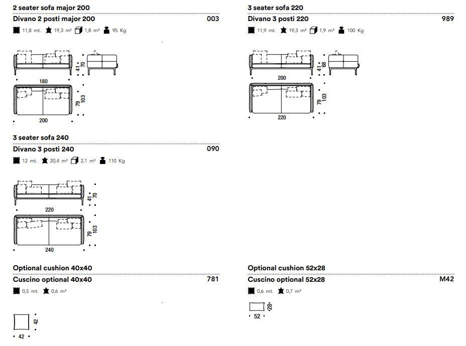 Moroso Диван из ткани или кожи sun-id-1413432 - Вид №2