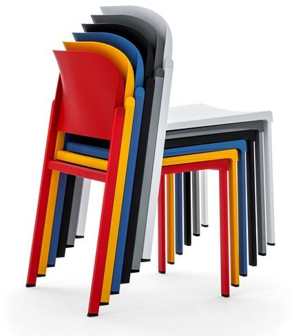 Diemmebi Стул из переработанного полипропилена и металла Makeup sun-id-1482955 - Вид №4