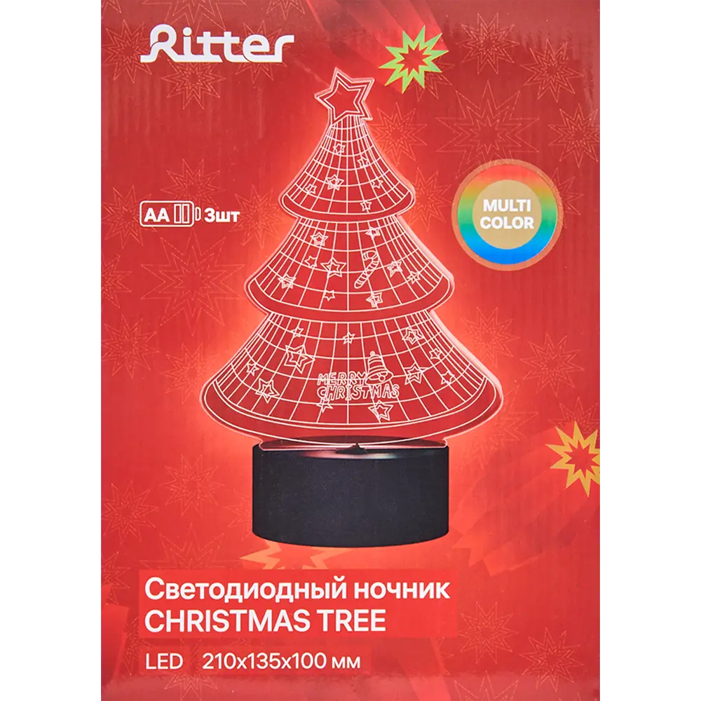 Ночник Ritter Christmas Tree 29256 2 на батарейках STLM-2088581 - Вид №12