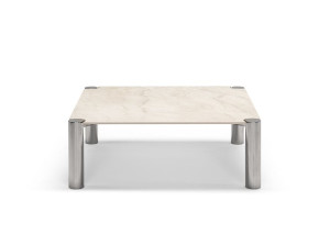 Квадратный журнальный столик из керамогранита
