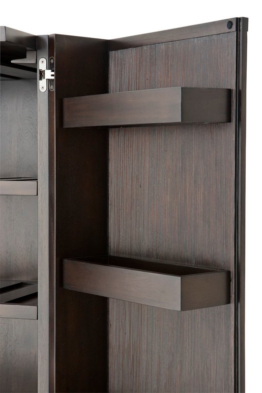 Барный шкаф с дверцами темно-коричневый DeLaRenta от Eichholtz EICHHOLTZ EICHHOLTZ 062471 Черный  - Вид №2