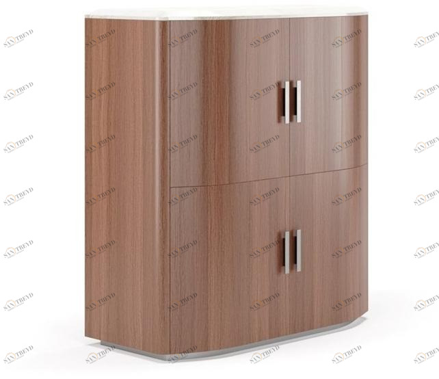 SM Living Couture Комод из фанерованной древесины с распашными дверцами Diamond Mda_11