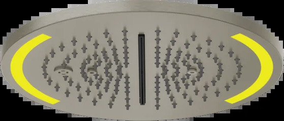 Насадка для душа 57878 239 Gessi Colour ПОЧИЩЕННАЯ ЩЕТКОЙ СТАЛЬ