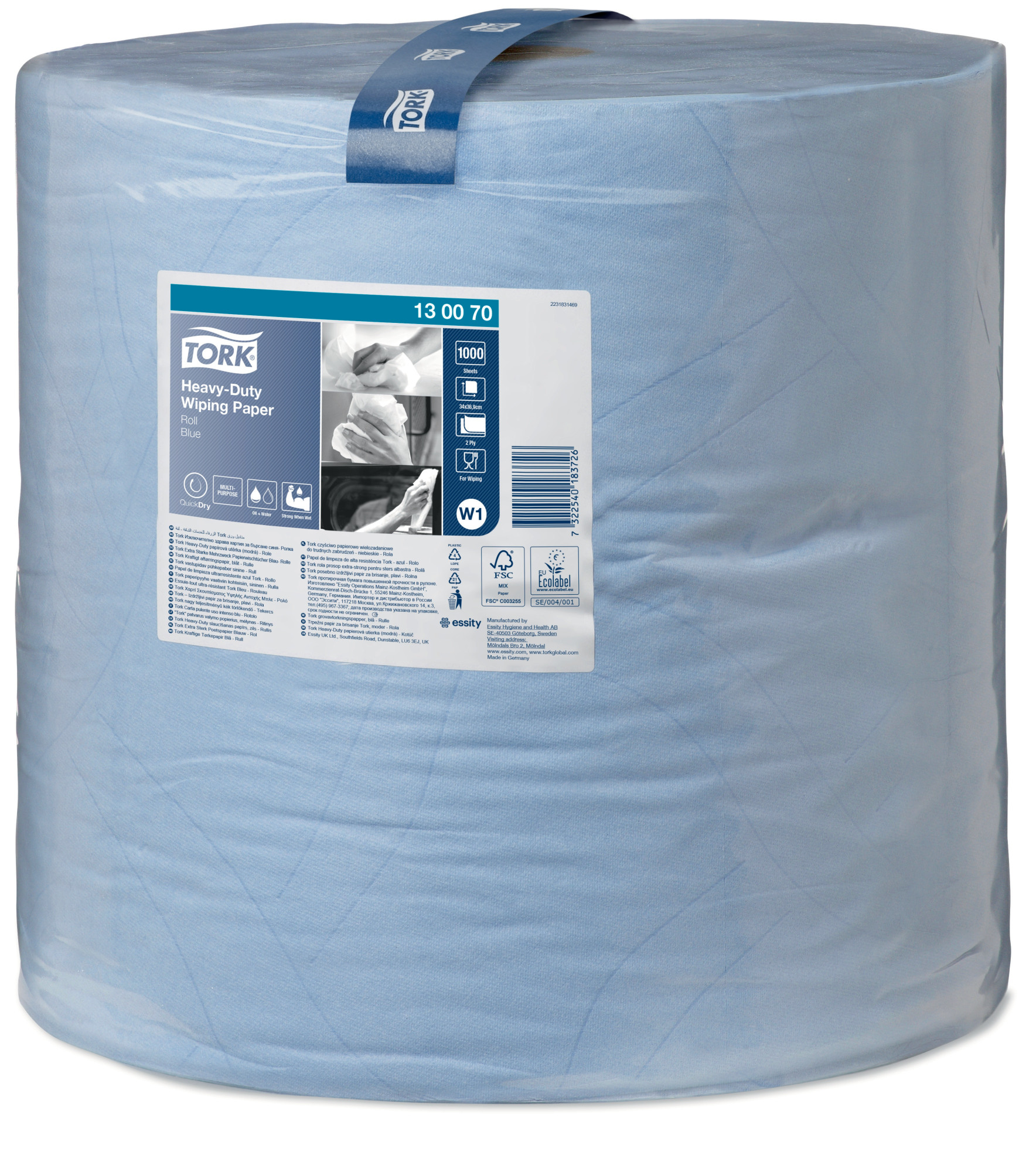 13007038 Универсальная салфетка для очистки от сложных загрязнений Tork 