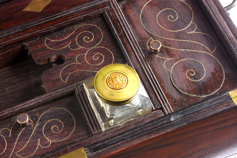 SOR27568 Коробка в латунном переплете из палисандра ijlbrown  - Вид №4