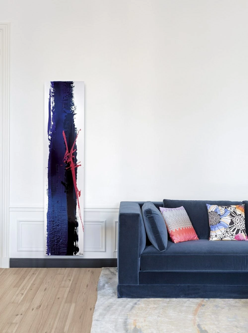 Водяной радиатор 220 x 50 cm Blue Cinier  982 Вт sun-id-1218074 - Вид №1