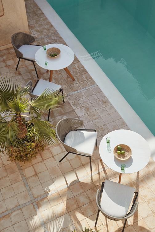 MNST967 Обеденный стол teak nero 264см x 118см Manutti Torsa - Вид №20