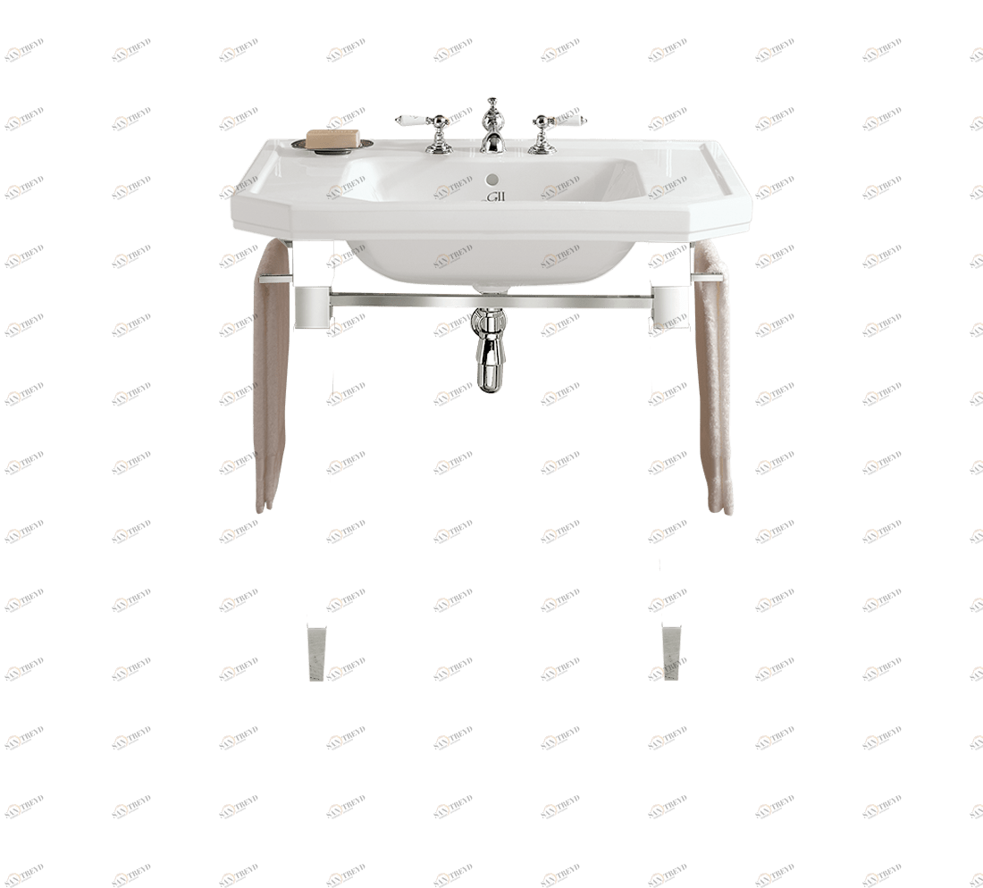 GH100549 Подвесная раковина настенная овальная Gentry Home 