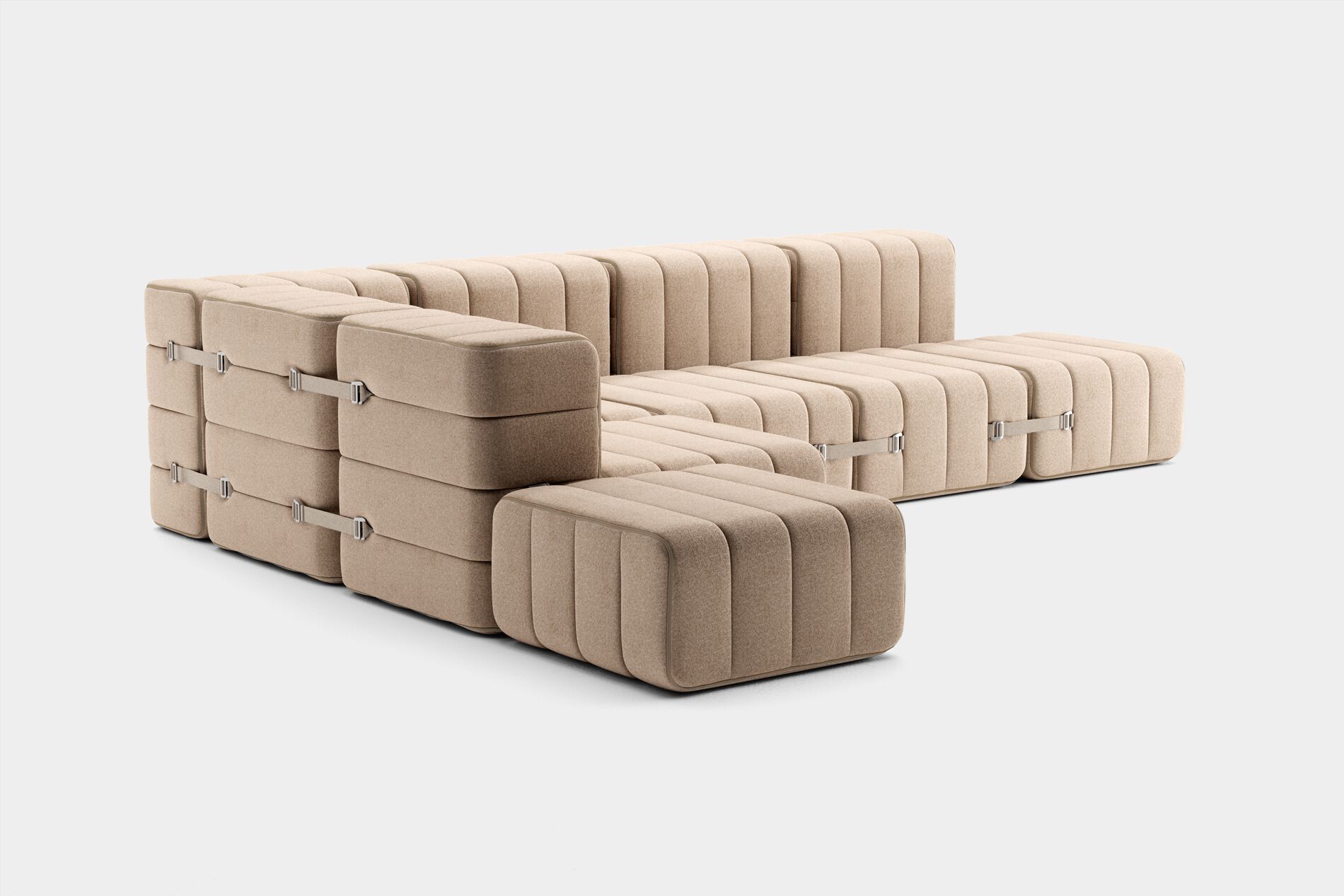 Модульный угловой диван из ткани AMBIVALENZ Curt ARCH-00083106 - Вид №53