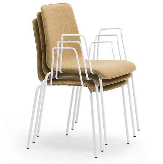 Leyform Съемное штабелируемое тканевое кресло с подлокотниками Zerosedici sun-id-1375111 - Вид №5