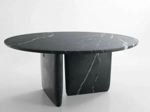 B&B Italia Круглый мраморный стол Tobi-ishi
