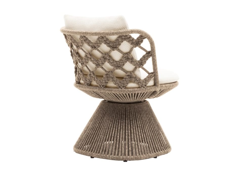 Алюминиевый садовый стул и полипропиленовые ленты B&B Italia Outdoor FLAIR O' ARCH-00018018 - Вид №7