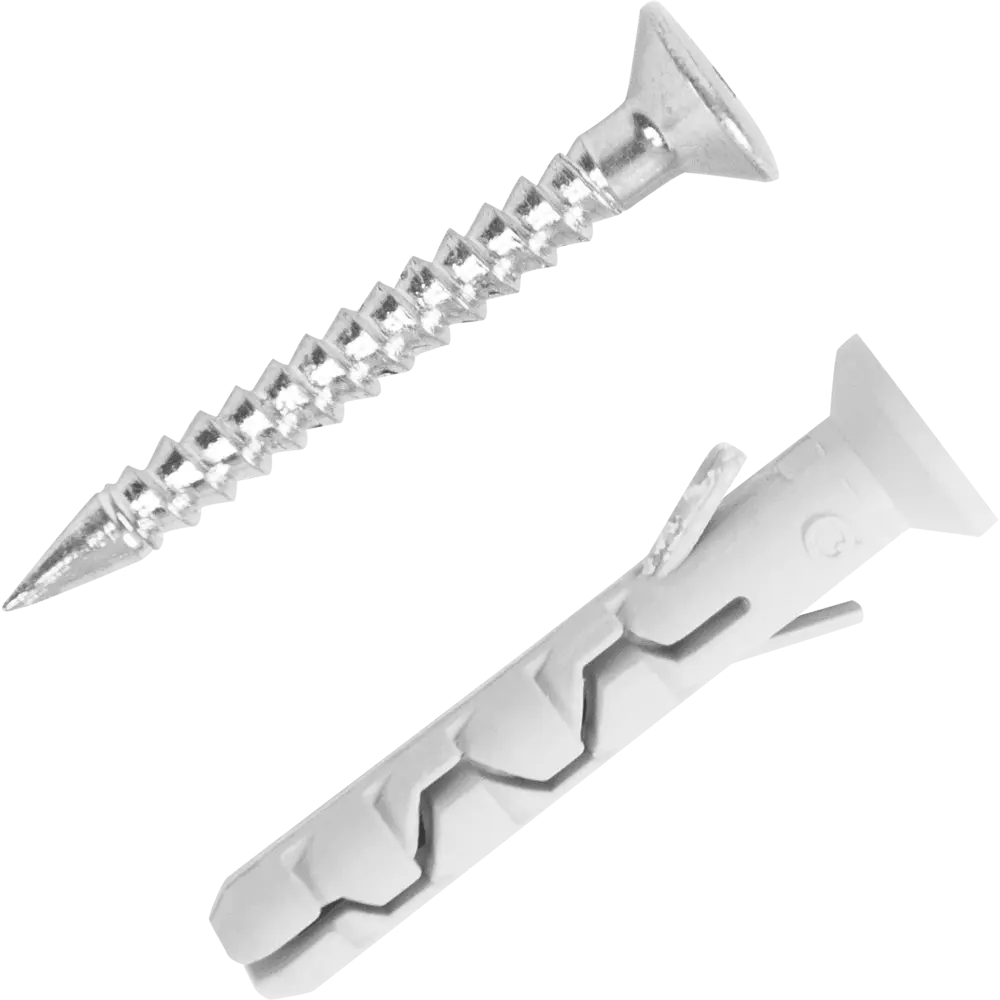 Дюбель-гвоздь для полнотелых материалов Standers с потайной манжетой нейлон 5x30 мм серый 25 шт. 82424826 STLM-2101804  - Вид №1
