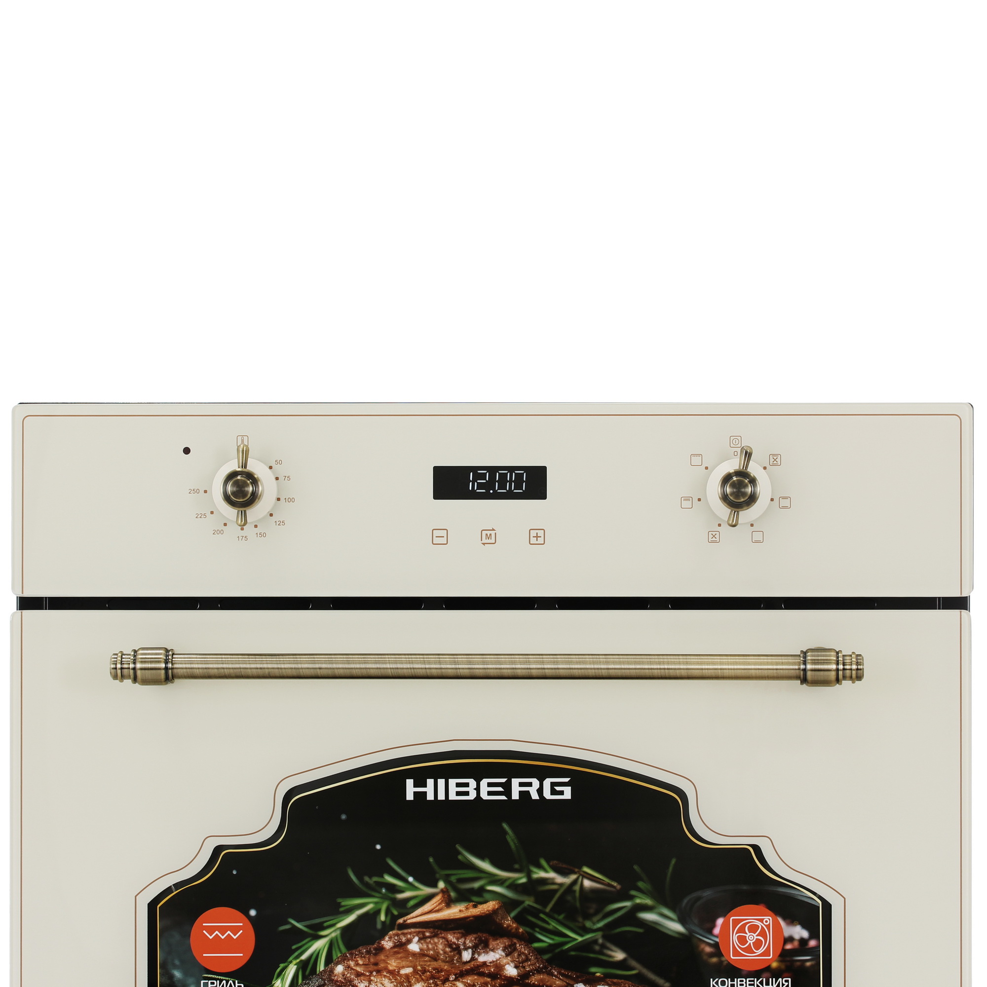 9079290 Электрический духовой шкаф HIBERG VM 6260 RY бежевый STDN-0139541 - Вид №4