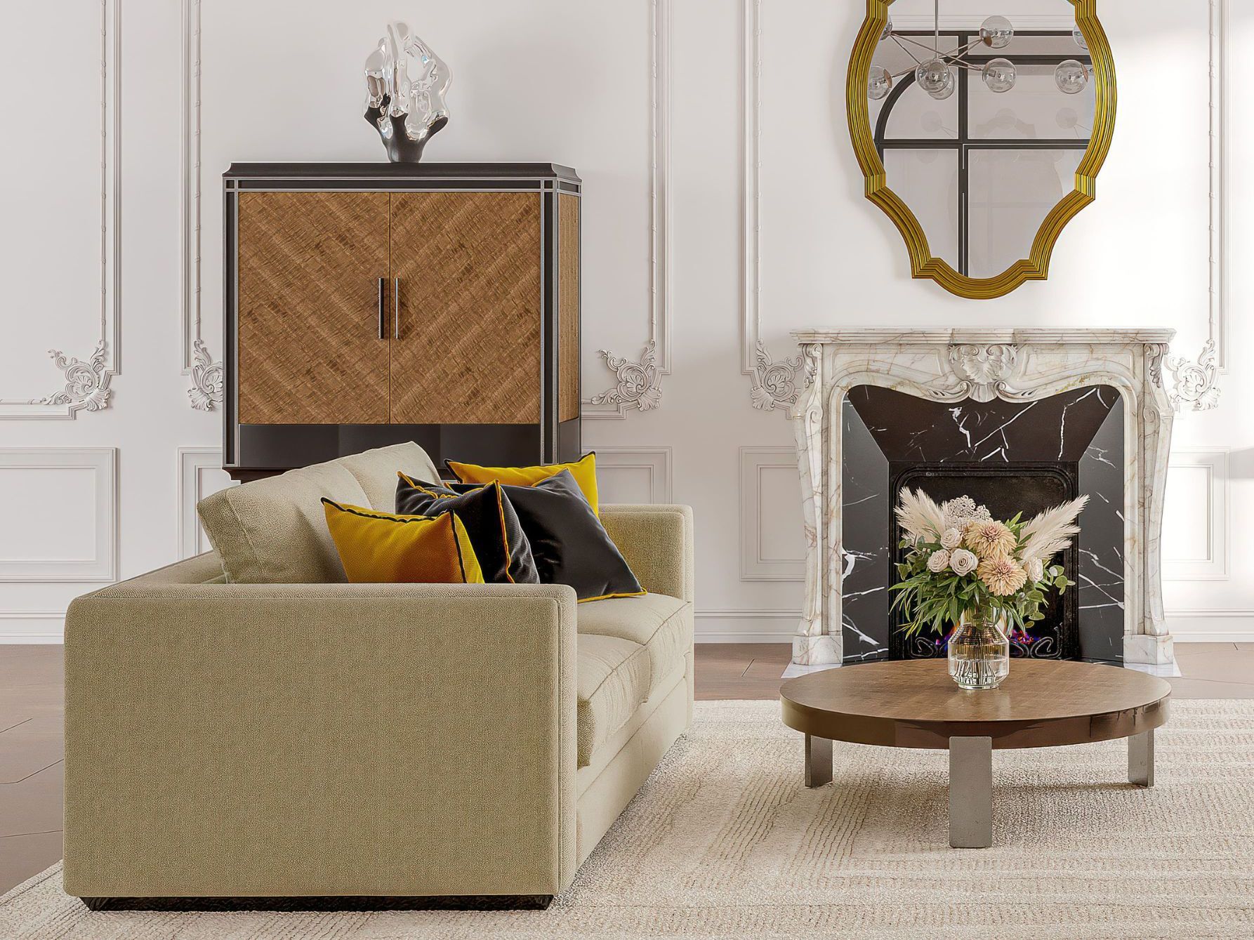 Деревянный низкий круглый журнальный столик GUERRA VANNI Studio Privè ARCH-00075617 - Вид №1