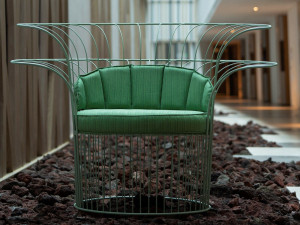 Металлический садовый стул