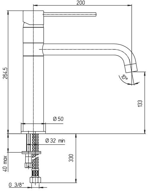 Paini Cox 78CR579KM смеситель для кухни  - Вид №2