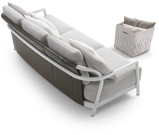 Flexform 3-местный уличный диван со съемным чехлом из ткани Alison sun-id-1353111 - Вид №1