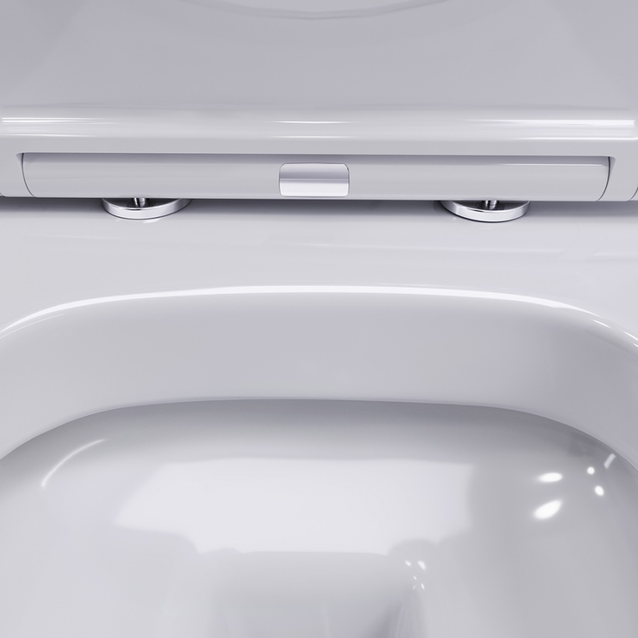 DX86C1700SC подвесной унитаз безободковый с сиденьем микролифт Damixa Sirius - Вид №5