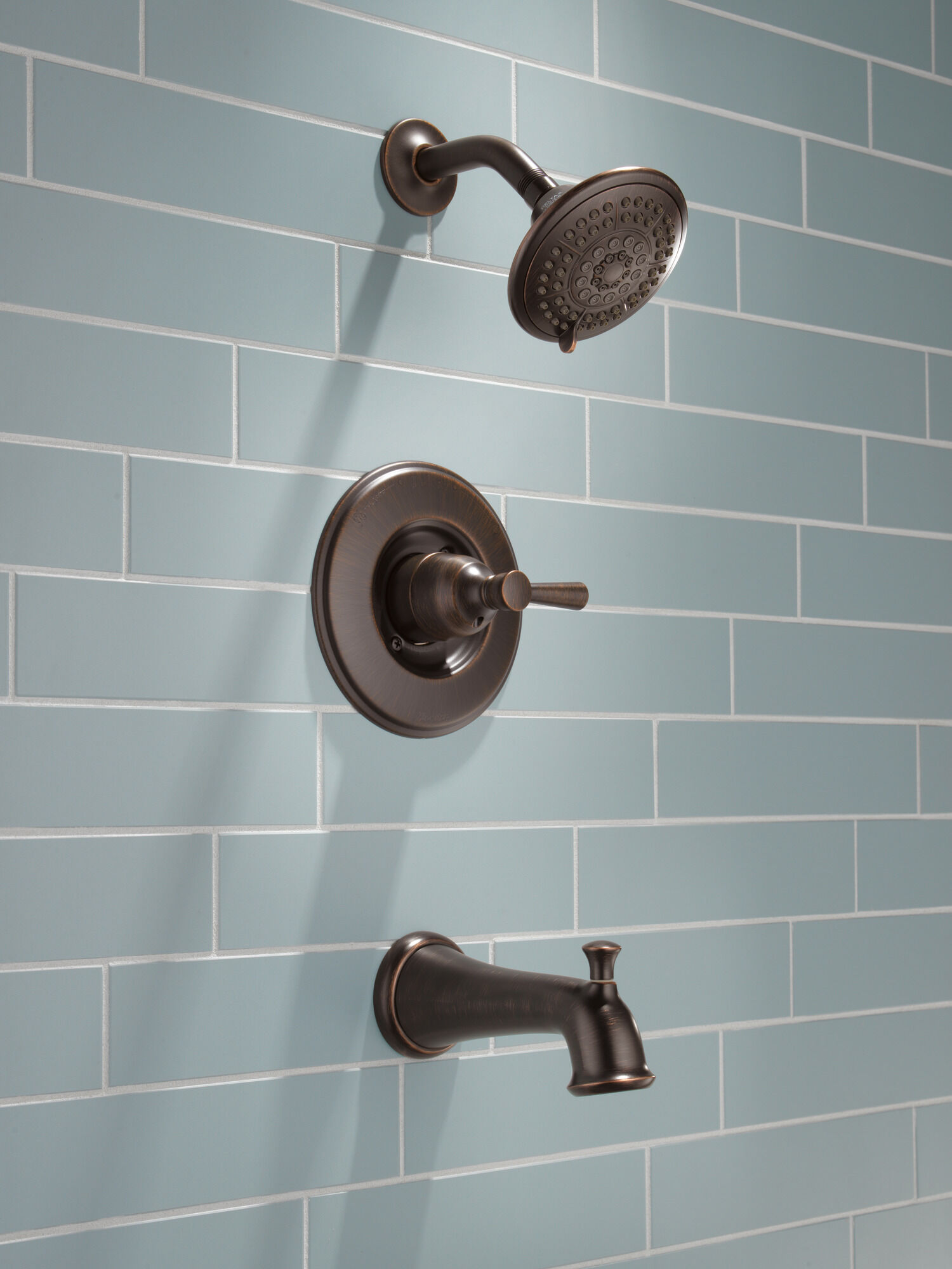 T14493-RB Monitor® 14 Series Tradtional для ванны и душа Delta Faucet Linden Венецианская бронза  - Вид №2