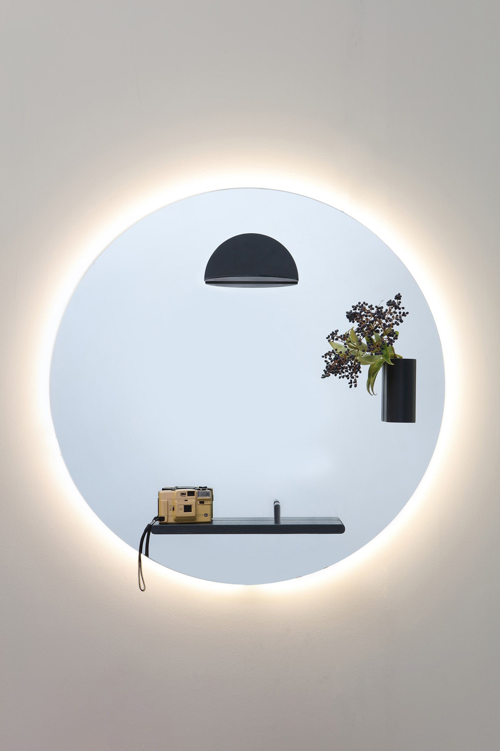 Круглое зеркало с магнитными аксессуарами Azzurra Ceramica Franky ARCH-00137775 - Вид №5