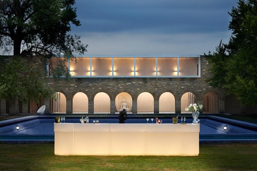 SLIDE Барная стойка с подсветкой из полиэтилена и hpl Cordiale sun-id-1400660 - Вид №4