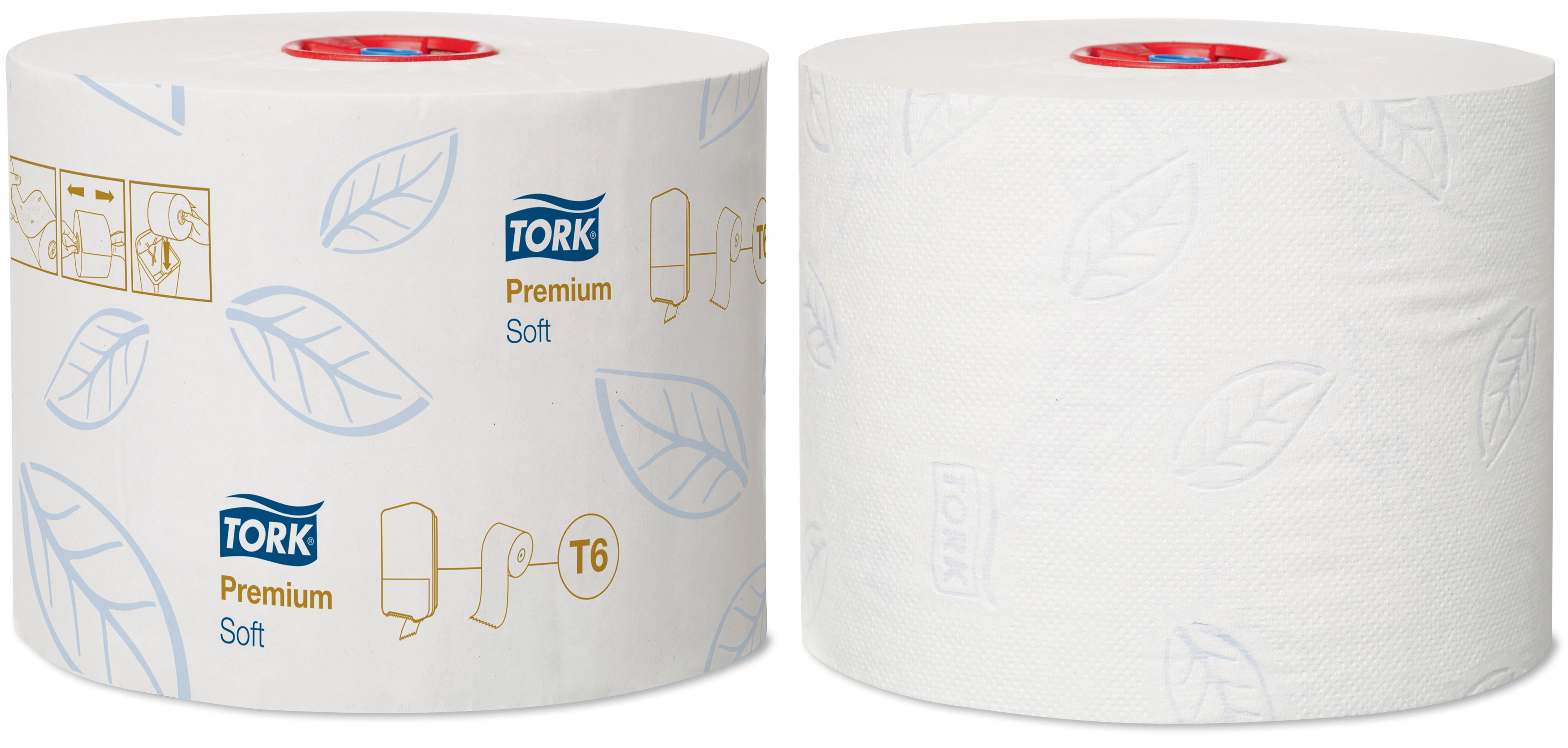 12752040 Мягкая туалетная бумага среднего размера, 2-слойная Tork  - Вид №2