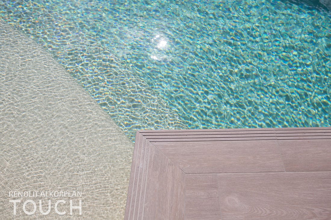 Армированный брезент для покрытия бассейнов RENOLIT ALKORPLAN TOUCH ARCH-00120810 - Вид №2