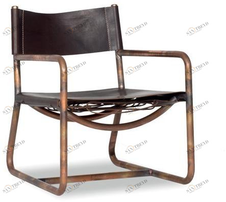 BAXTER Кожаное кресло с подлокотниками Rimini sun-id-1433898