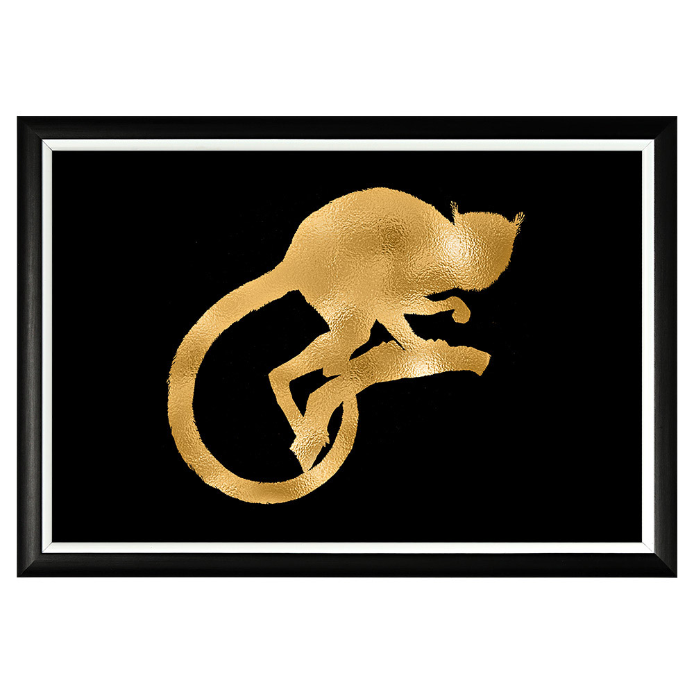 896523246_1818 Арт-постер «Золотая обезьяна» Object Desire 