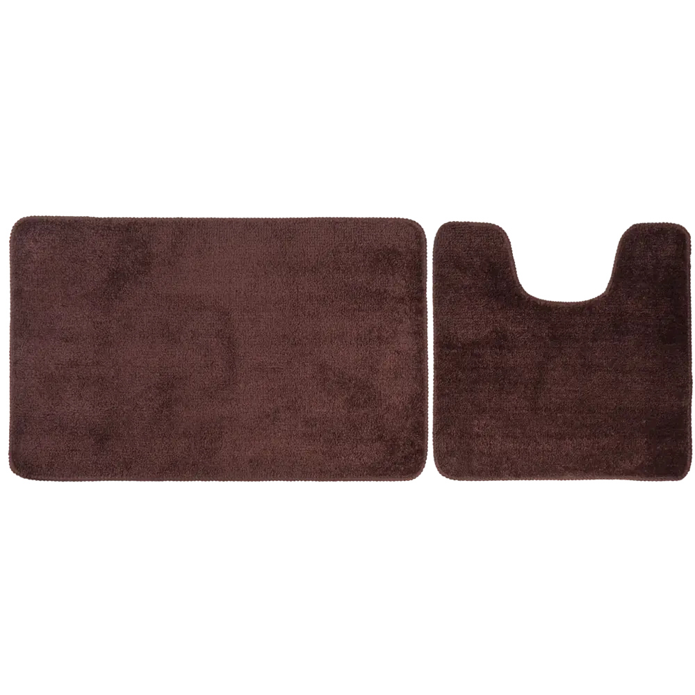 Набор ковриков для ванной комнаты Presto 45x70/45x45 см цвет коричневый АКВАДЕКОР АТМ-1411 STLM-2060613