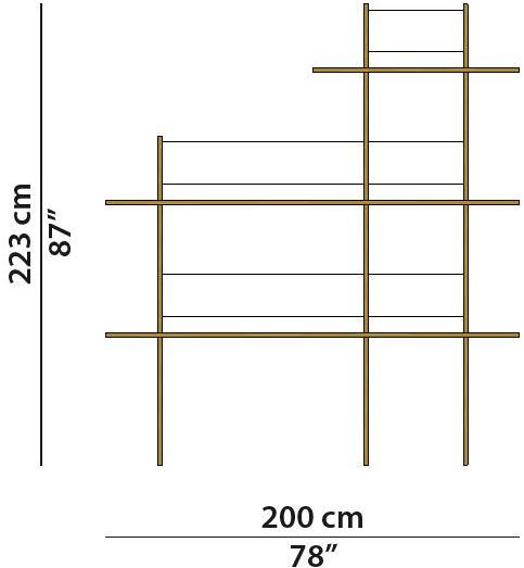 BAXTER Самонесущий книжный шкаф из алюминия и стекла sun-id-1347561 - Вид №4