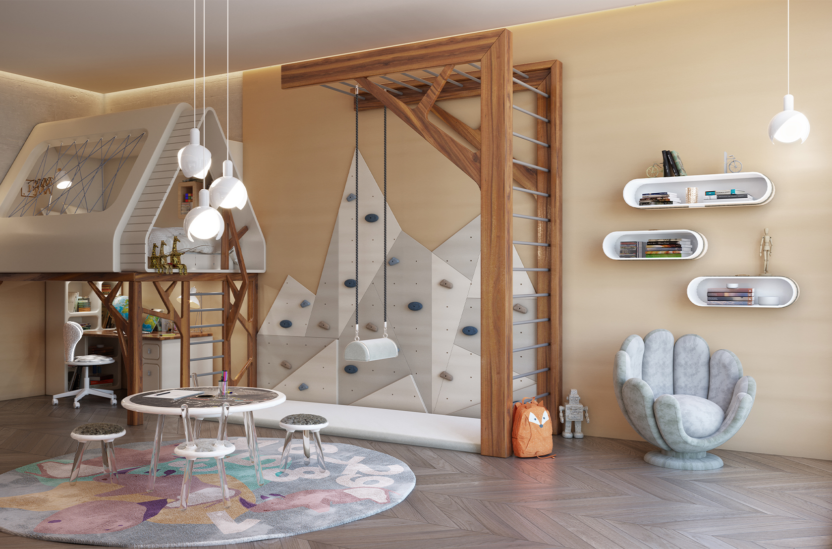 CIST635 Полки в детскую Облако Маленькое Circu  - Вид №8