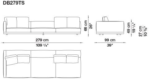 B&B Italia Кожаный диван Dock sun-id-1441060 - Вид №79