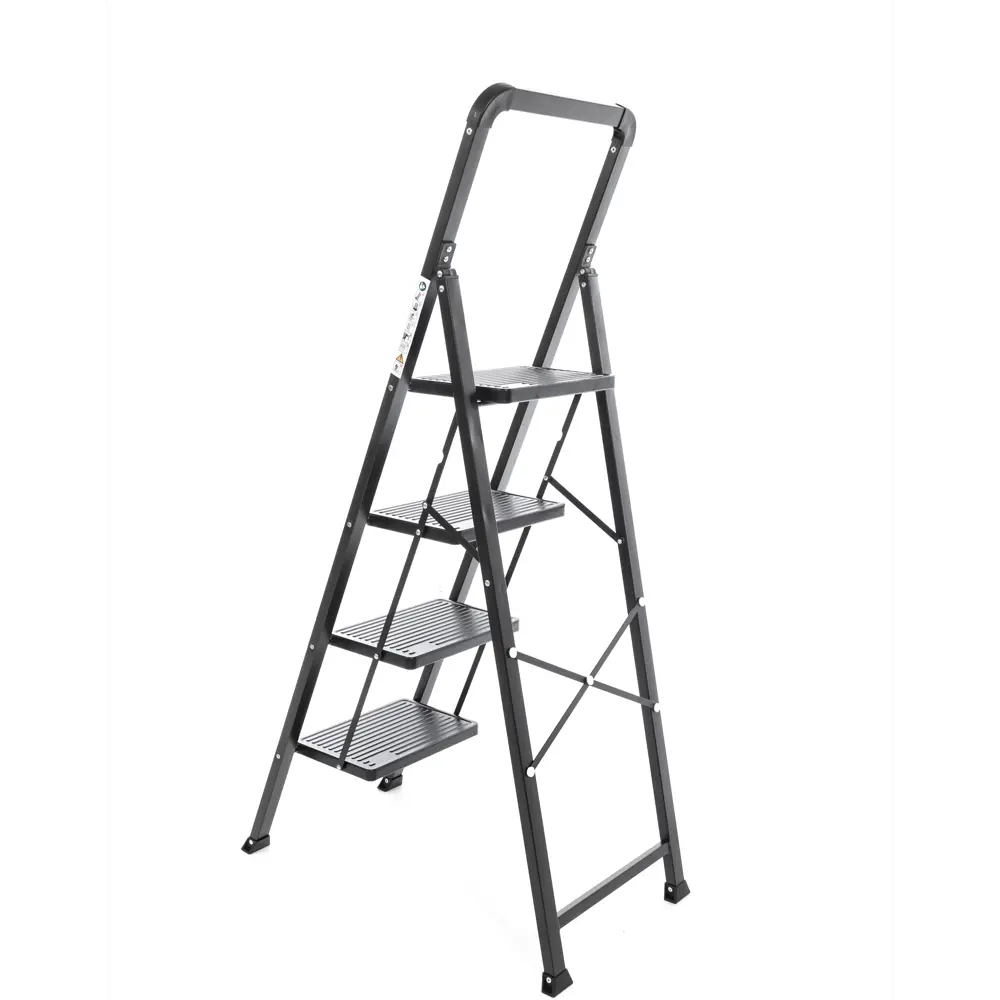 Стремянка стальная Zalger 4 ступени, максимальная нагрузка 150 кг STLM-2204661 - Вид №2